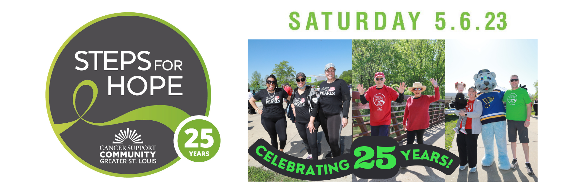 Join us for our 25th annual walk and take your own STEPS FOR HOPE!